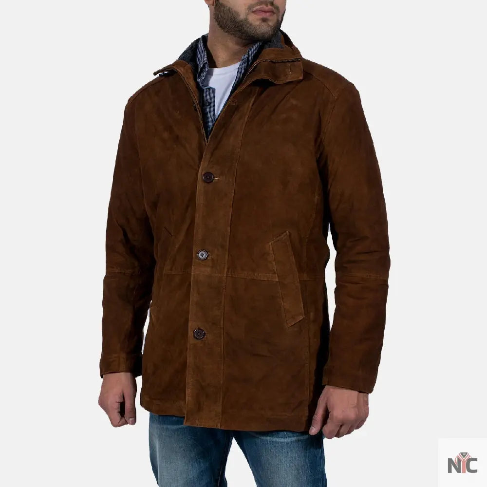 Sheriff Brown Suede Jacket Clanton Jacket
