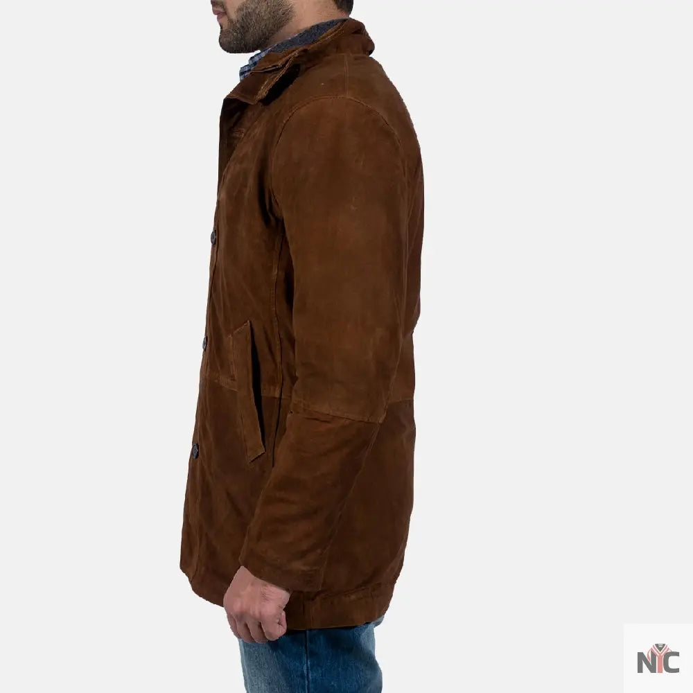 Sheriff Brown Suede Jacket Shopotiny