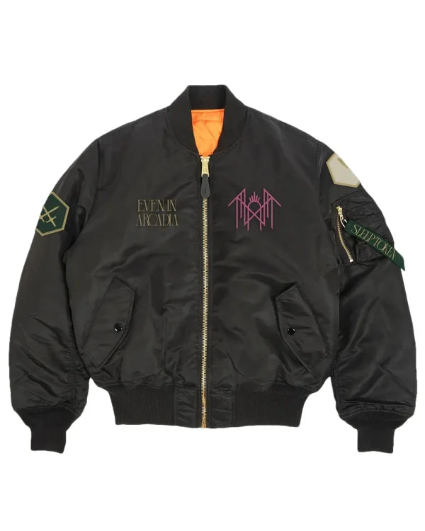 Sleep Token Even In Arcadia Black Bomber Jacket