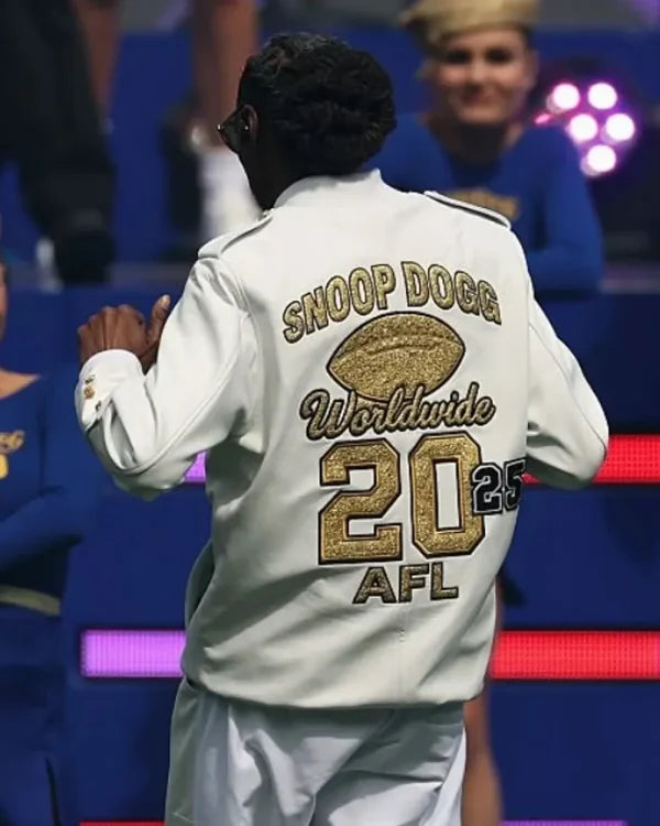 Snoop Dogg AFL Grand Final 2025 White Jacket