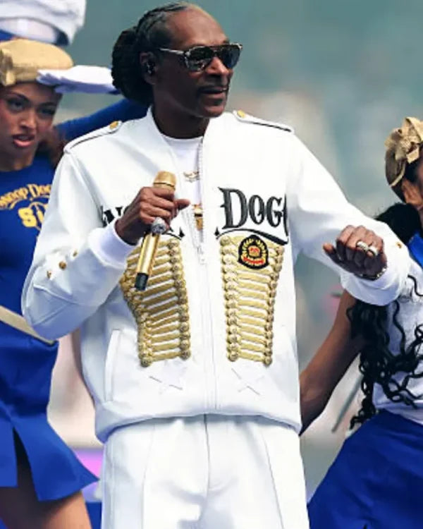 Snoop Dogg AFL Grand Final 2025 White Jacket
