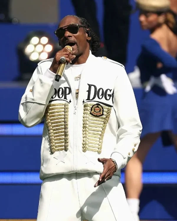 Snoop Dogg AFL Grand Final 2025 White Jacket
