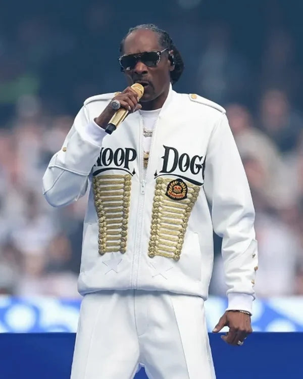 Snoop Dogg AFL Grand Final 2025 White Jacket