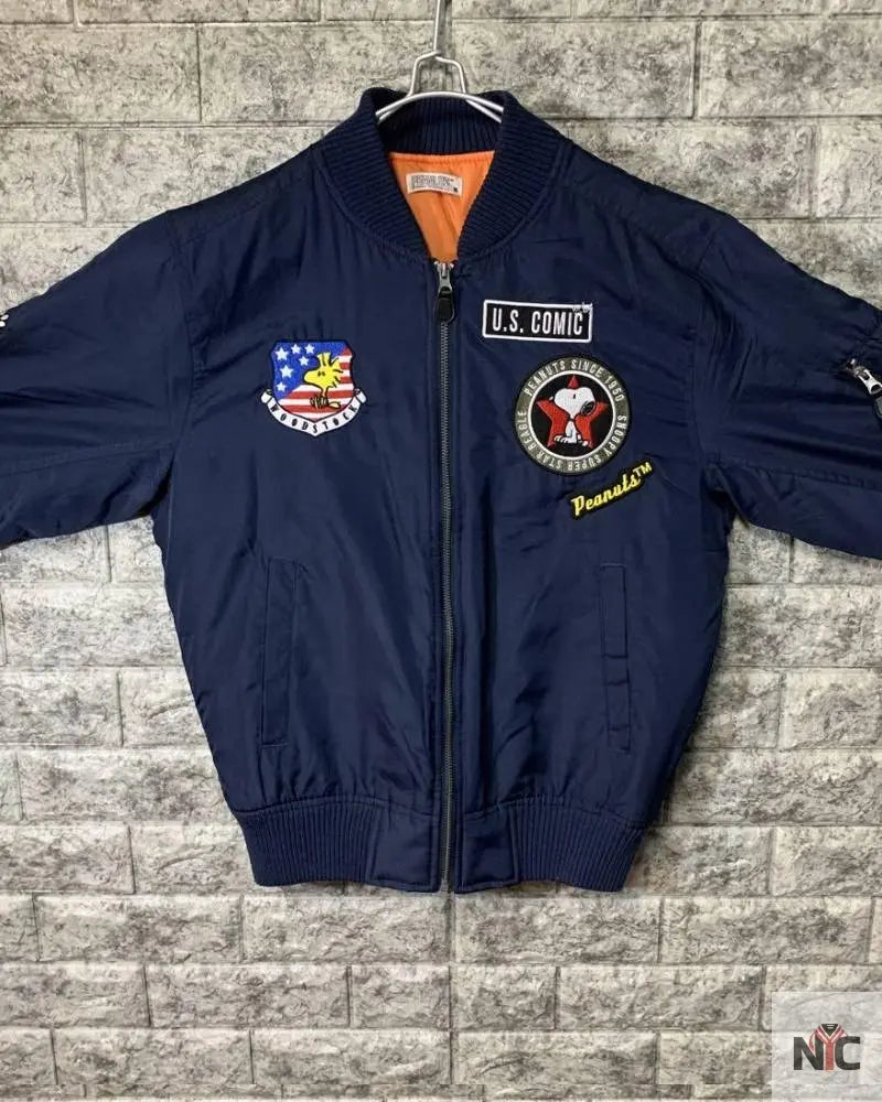 Snoopy Patch Yoshida Yu MA1 Flight Peanuts Jacket Clanton Jacket