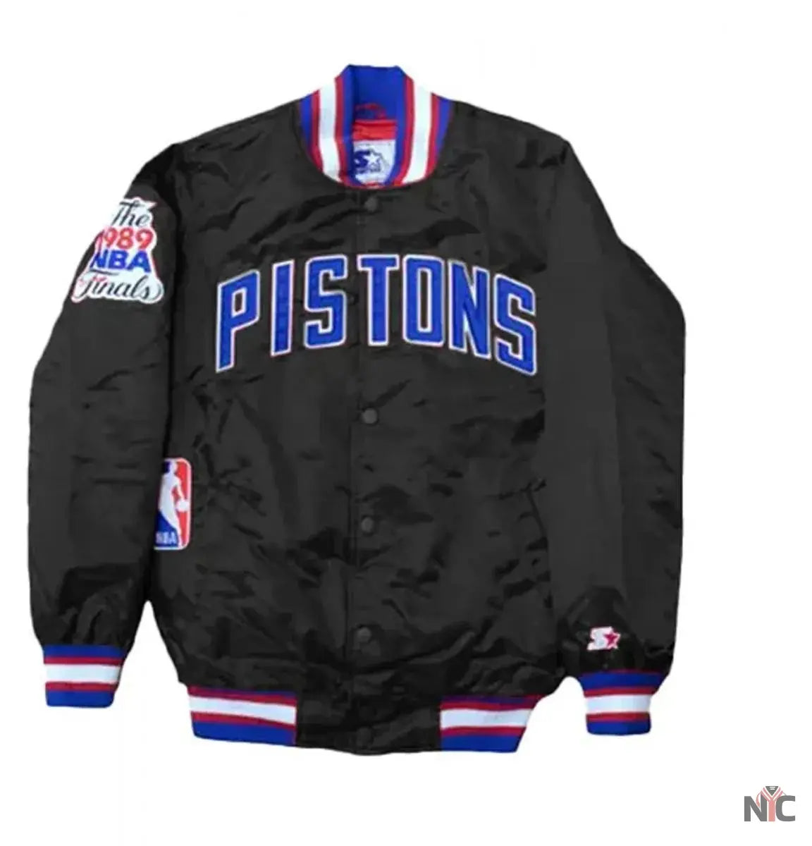Starter Detroit Pistons NBA Satin Jacket Clanton Jacket