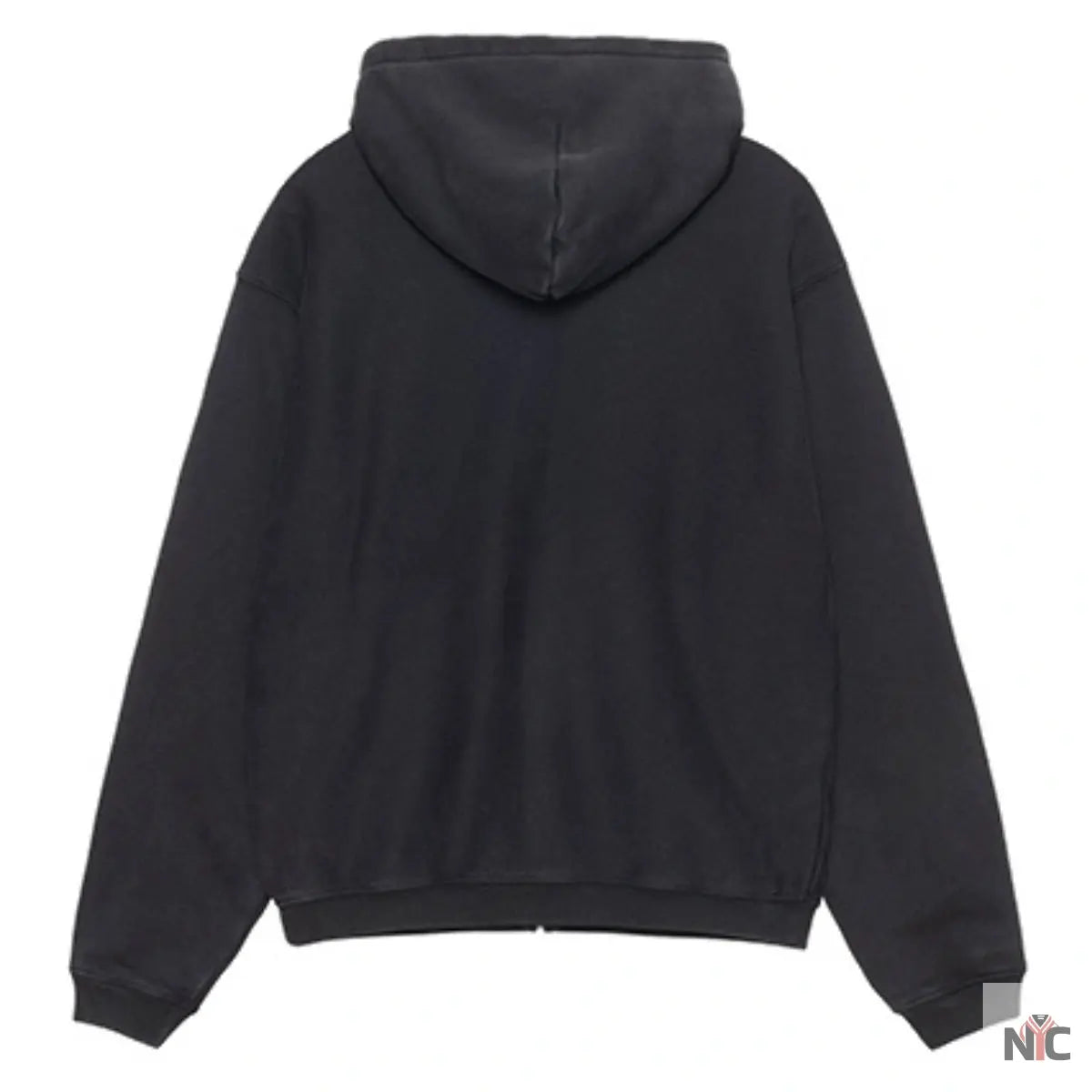 Stussy Unisex Outline Zip Hoodie Black Clanton Jacket