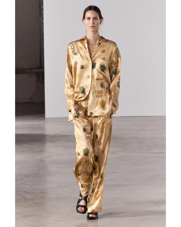 Billion Dollar Playground S01 Yellow Tie Dye Pajamas Set Clanton Jacket