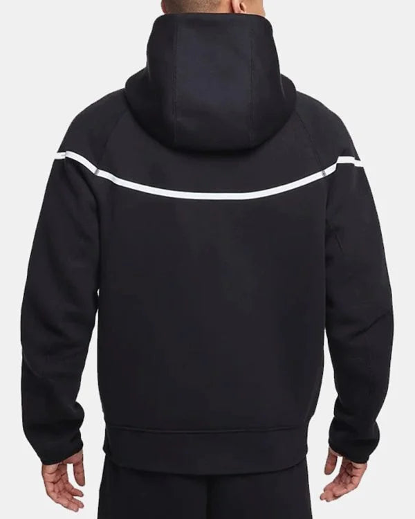 Tech Windrunner Black Reflective Jacket