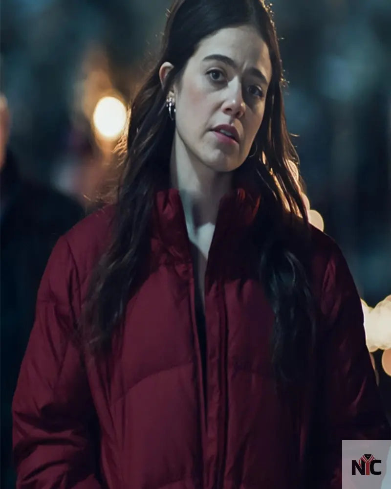 The Bear Claire Dunlap Red Jacket Clanton Jacket