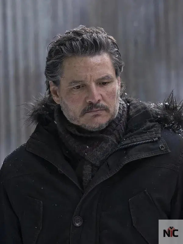 The Last of Us S02 Pedro Pascal Black Hooded Jacket Clanton Jacket