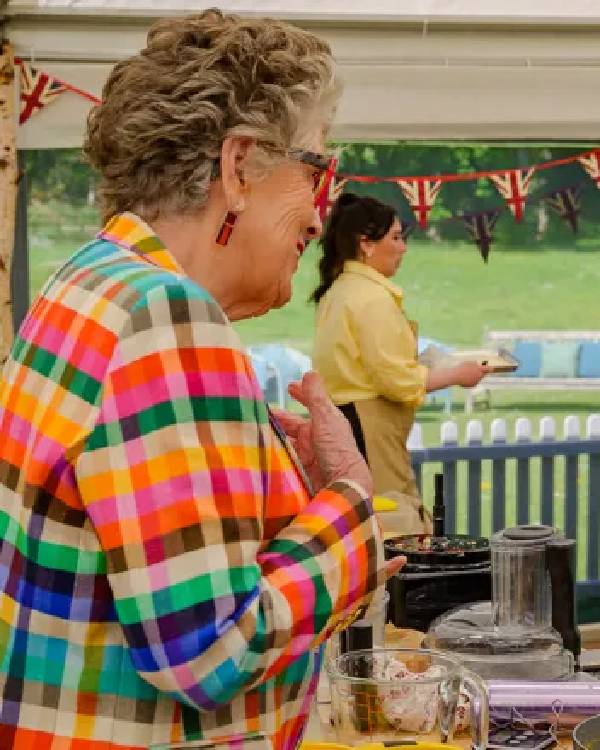 The Great British Bake Off Prue Leith Multicolor Blazer