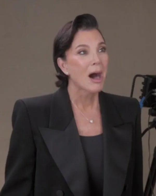 The Kardashians S07 Kris Jenner Black Tuxedo Jacket