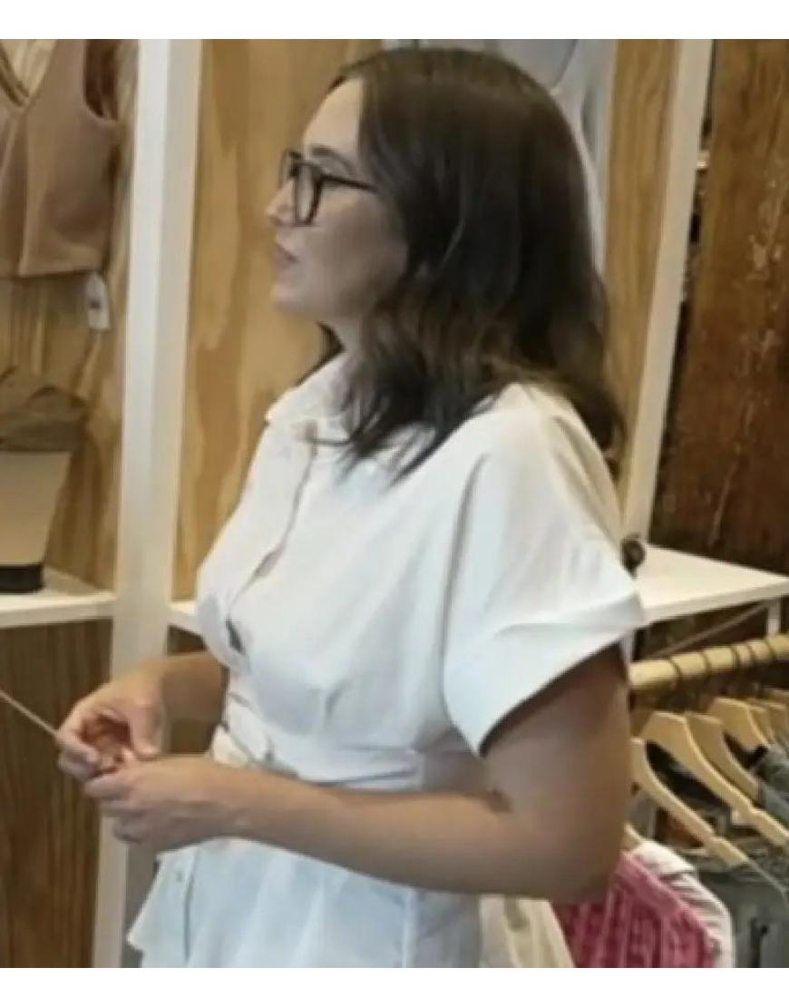 The Today Show 2025 Savannah Sellers Double Buckle Shirt