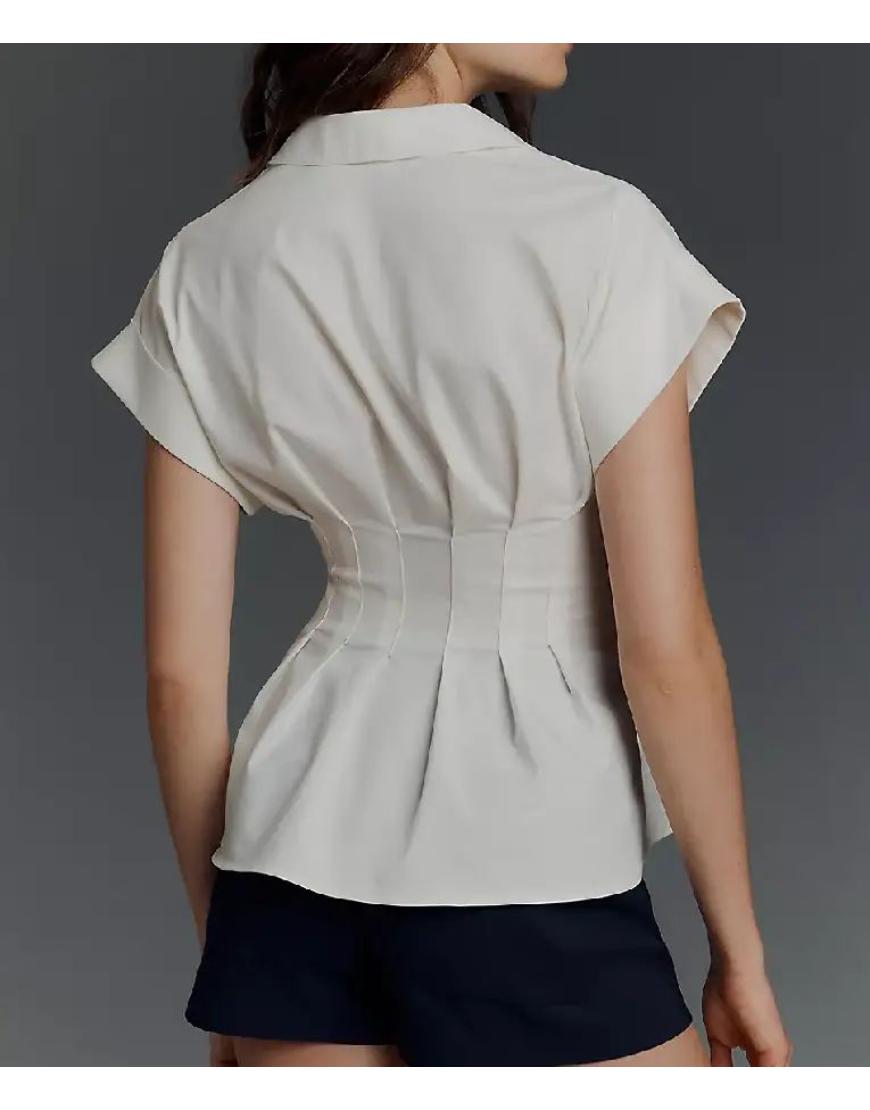 The Today Show 2025 Savannah Sellers Double Buckle Shirt
