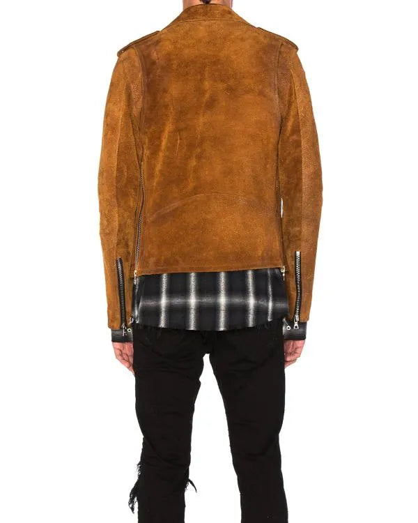 The Voice S28 Michael Buble Brown Suede Jacket