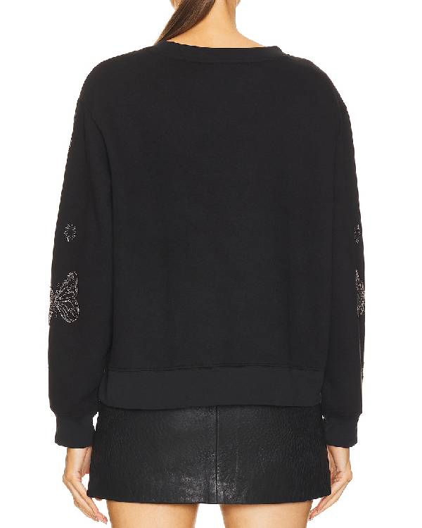 The Young and the Restless Cait Fairbanks Black Embellished Sweatshirt