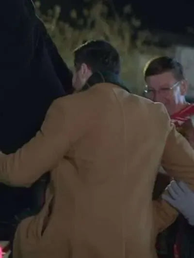 Tom Gipson Christmas in Mistletoe Brown Coat