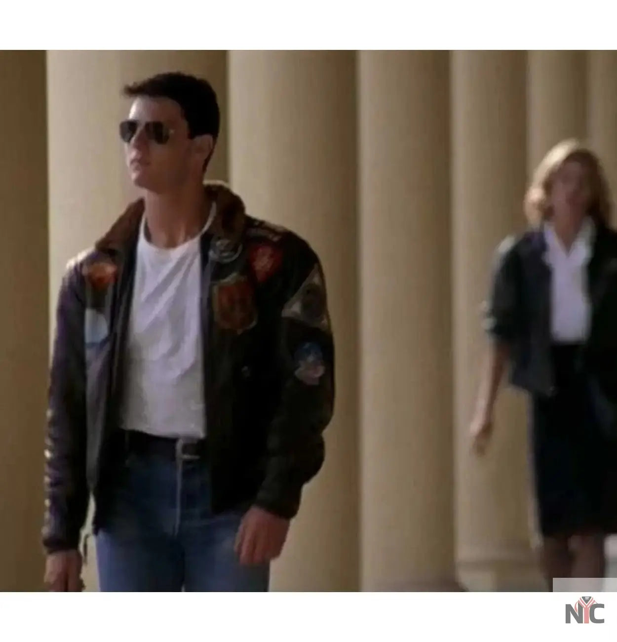 Top Gun G-1 Leather Flight Jacket Clanton Jacket