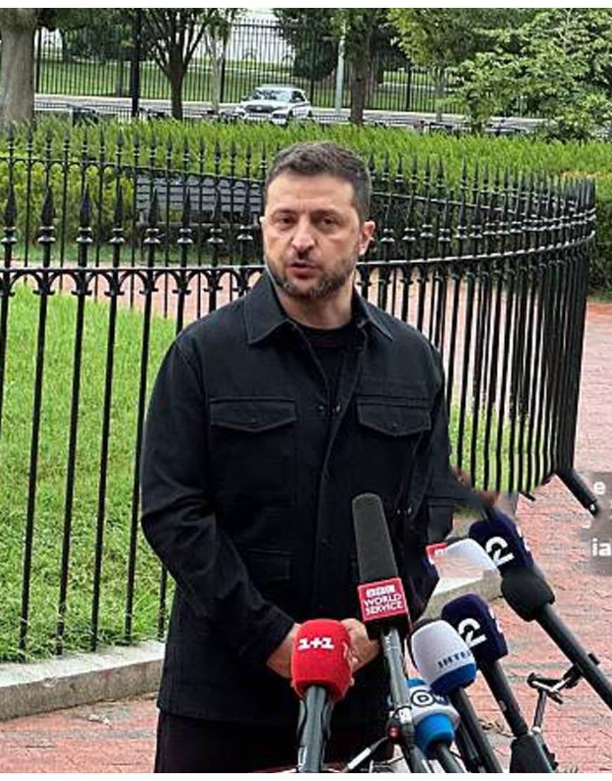 Volodymyr Zelenskyy Black Blazer Jacket