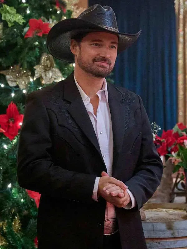 Warren Christie A Royal Montana Christmas Black Blazer