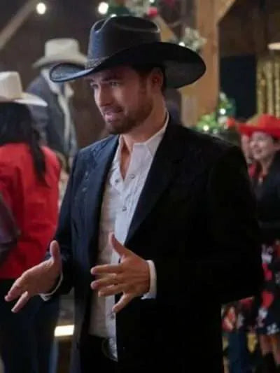 Warren Christie A Royal Montana Christmas Black Blazer