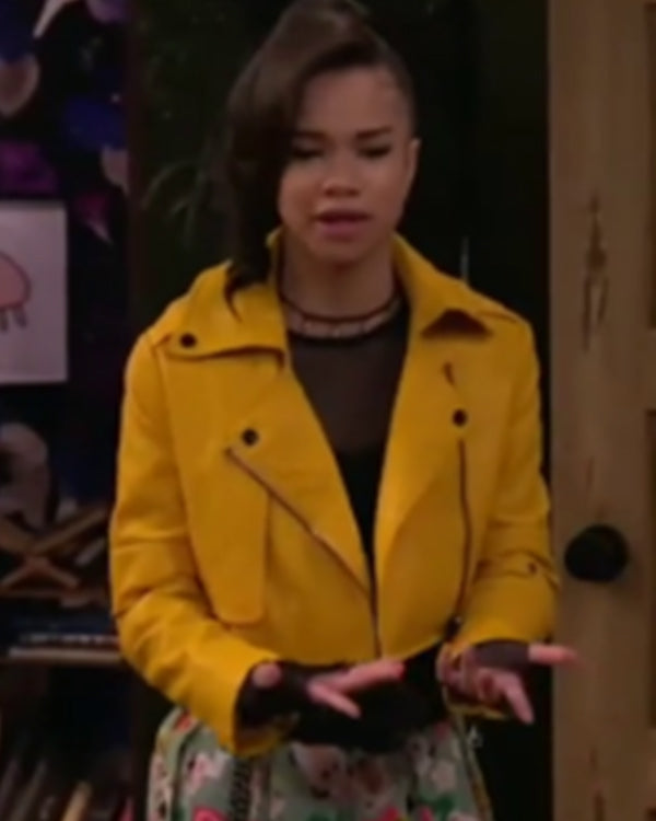 Wizards Beyond Waverly Place Janice LeAnn Brown Yellow Jacket