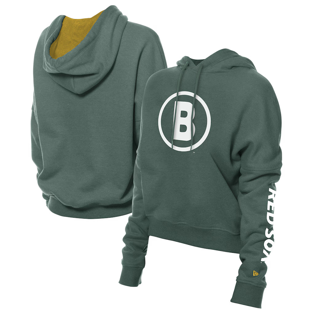 Women’s Boston Red Sox New Era Green 2025 Pullover Hoodie