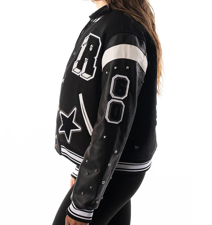 Womens Las Vegas Raiders x The Wild Collective Varsity Jacket USA Jackets