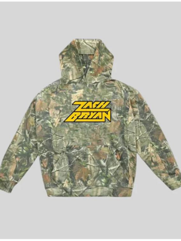 Zach Bryan Camo Hoodie Shopotiny