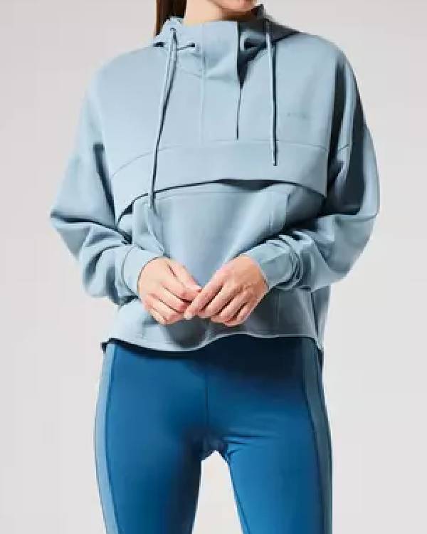 Adulthood Kaya Scodelario Blue Hooded Sweatshirt USA Jackets