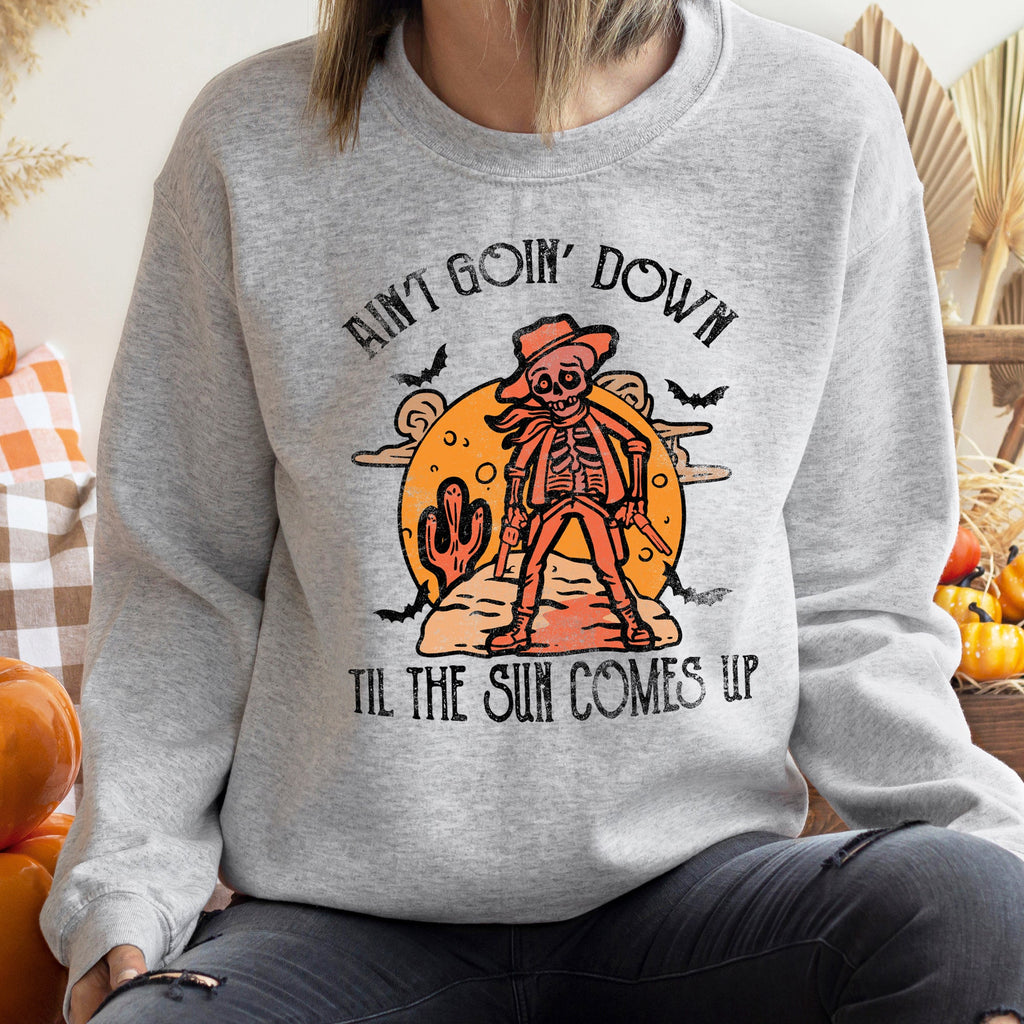 Ain't Going Down Halloween Sweatshirt