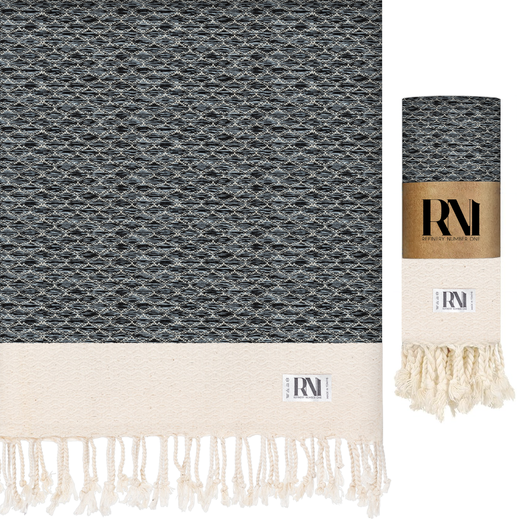 Anatolian Boho Turkish Peshtemal Beach Bath Gym Yoga Towel 36” x 71”