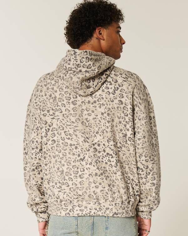 Hollister Leopard Hoodie Shopotiny