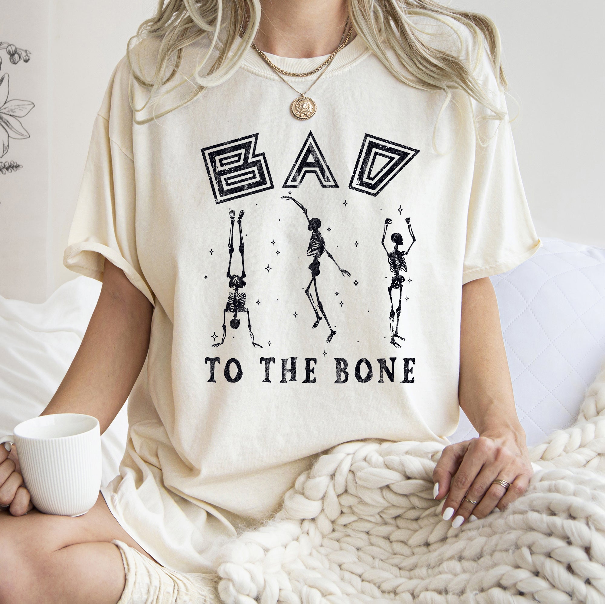 Bad To The Bone Comfort Colors Tshirt