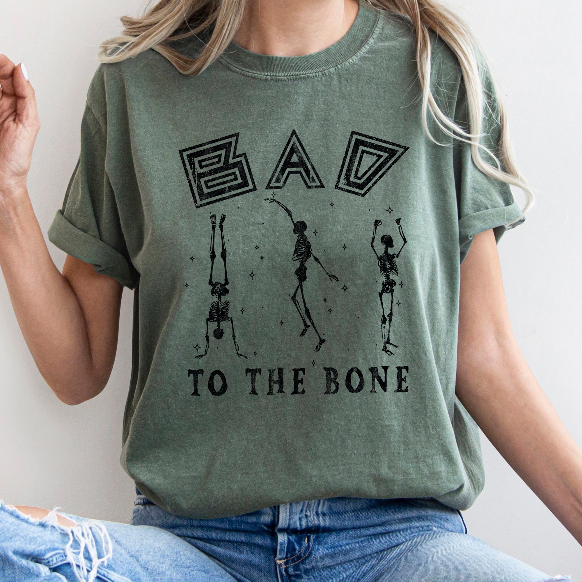 Bad To The Bone Comfort Colors Tshirt