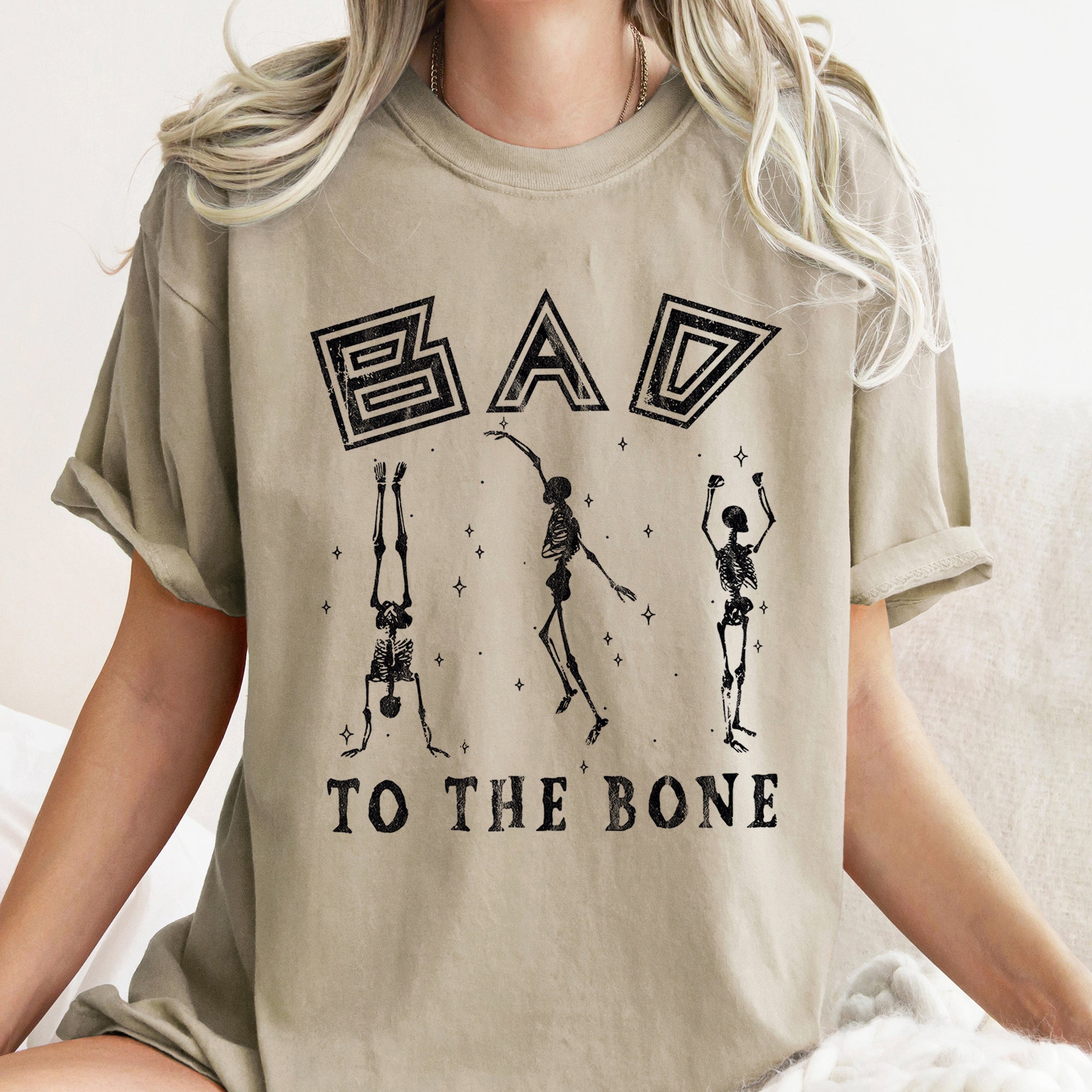 Bad To The Bone Comfort Colors Tshirt