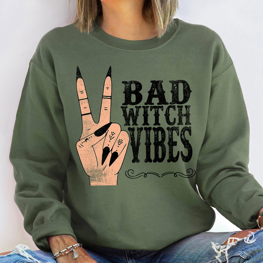 Bad Witch Vibes Halloween Sweatshirt