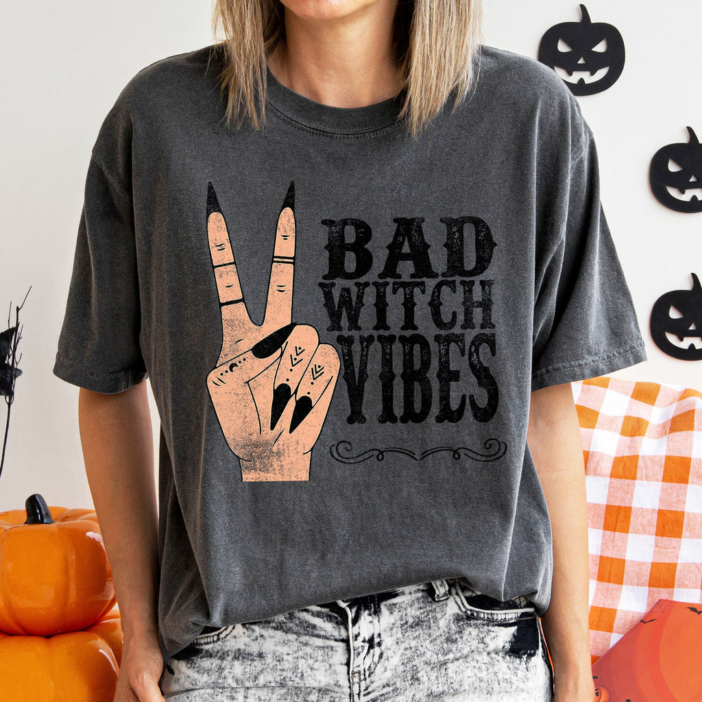 Bad Witch Vibes Comfort Colors Tshirt