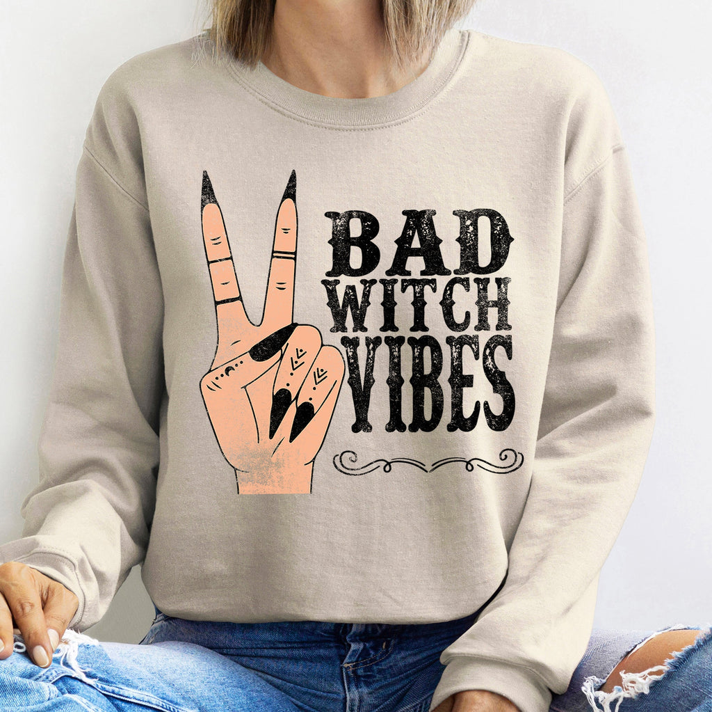 Bad Witch Vibes Halloween Sweatshirt