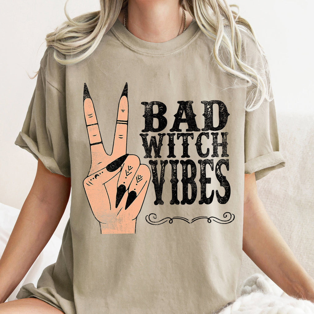 Bad Witch Vibes Comfort Colors Tshirt