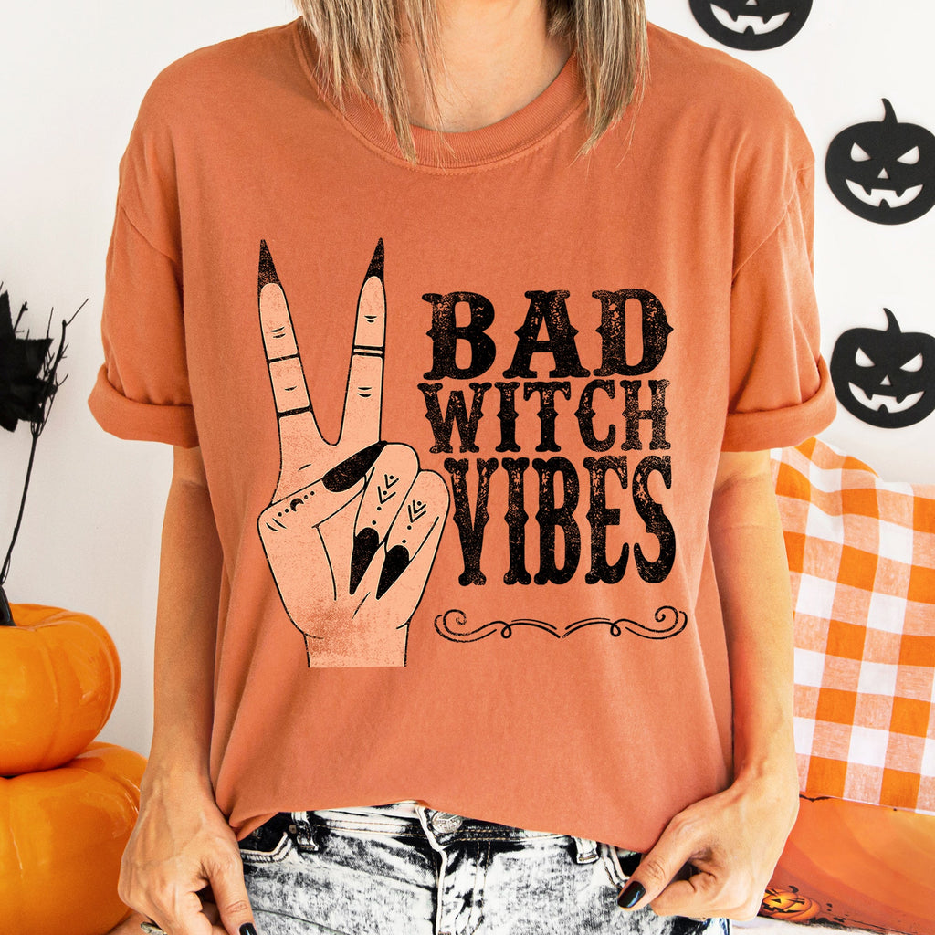 Bad Witch Vibes Comfort Colors Tshirt