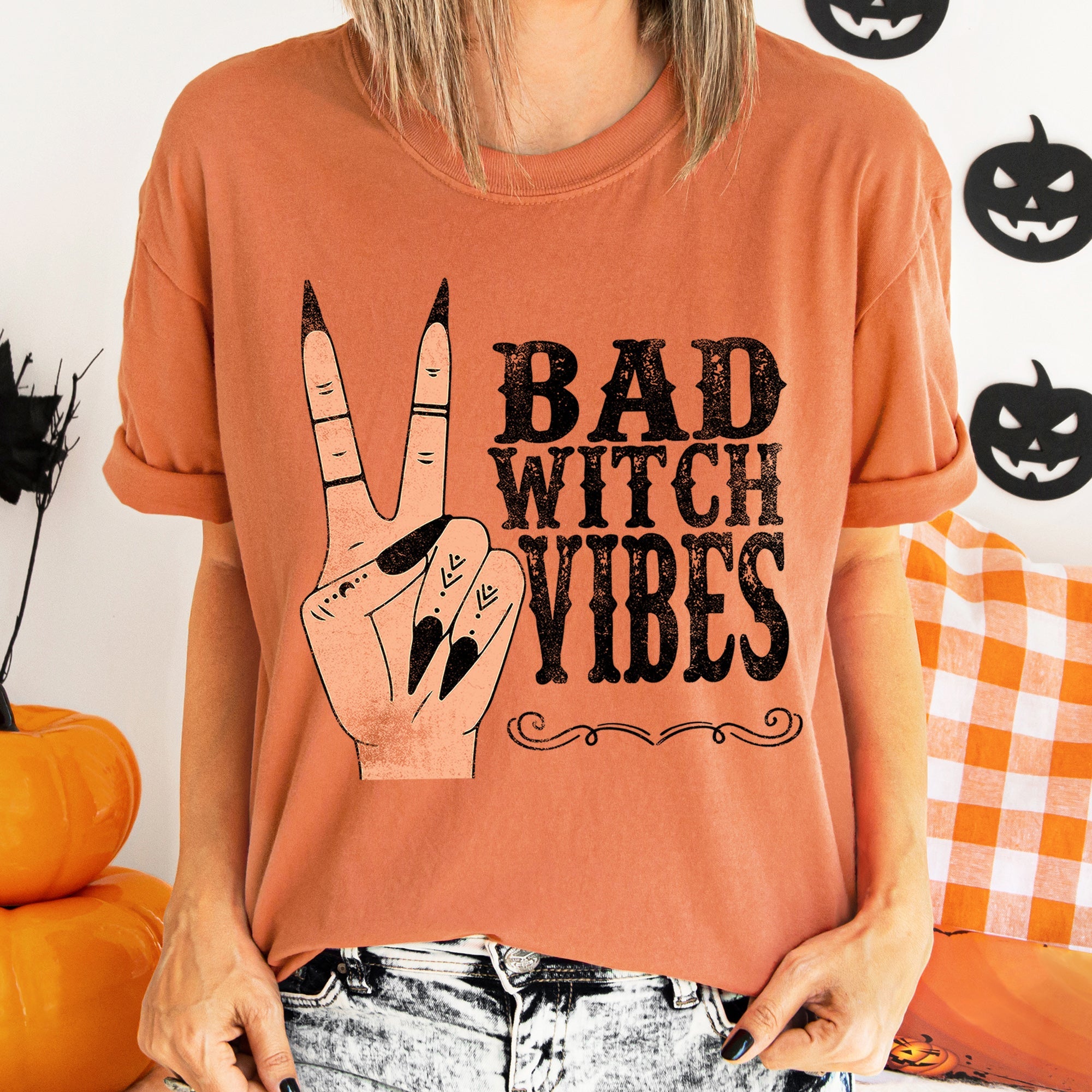 Bad Witch Vibes Comfort Colors Tshirt