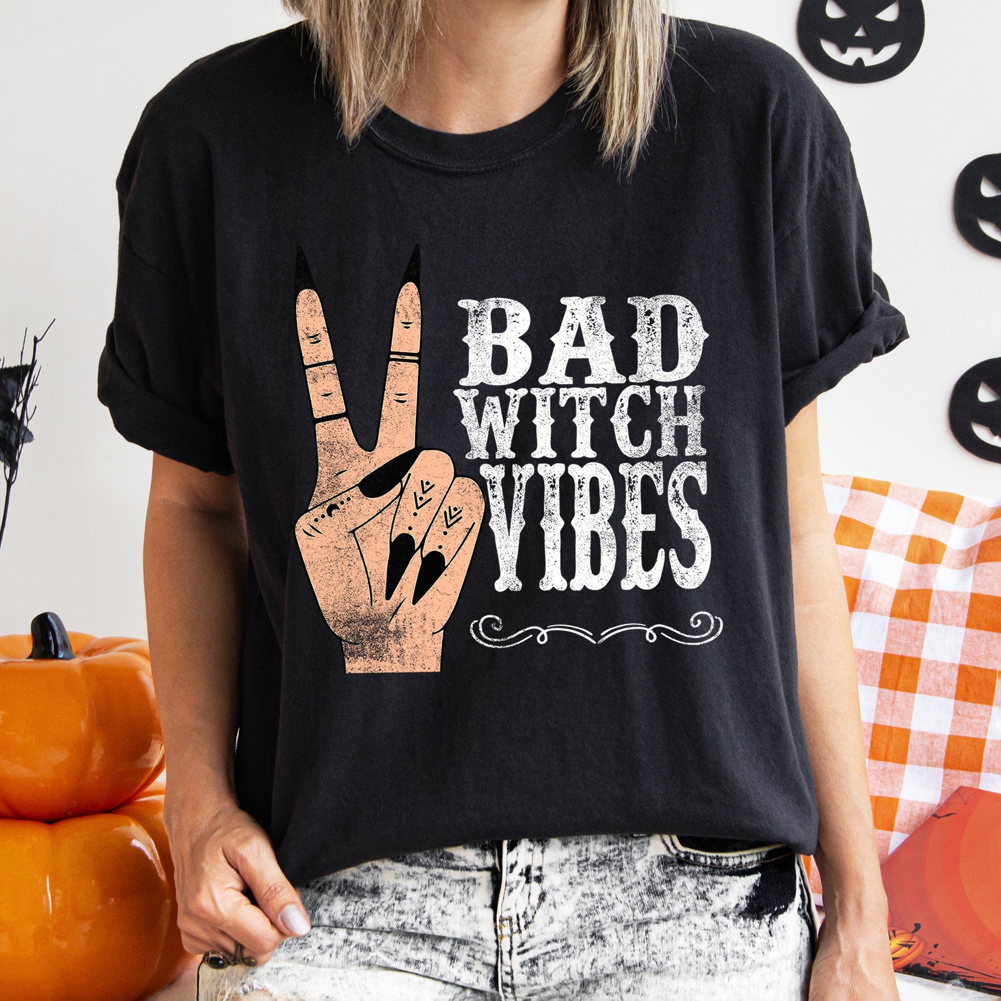 Bad Witch Vibes Comfort Colors Tshirt