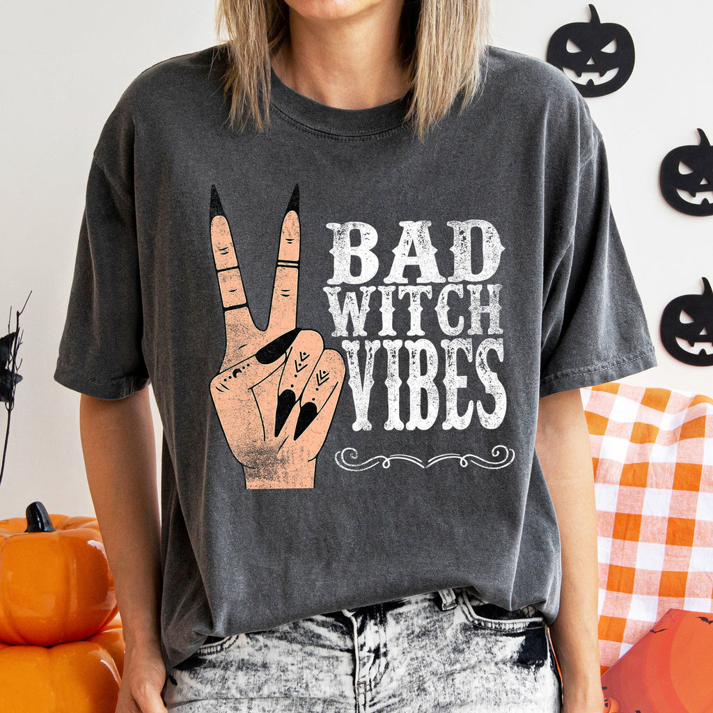 Bad Witch Vibes Comfort Colors Tshirt
