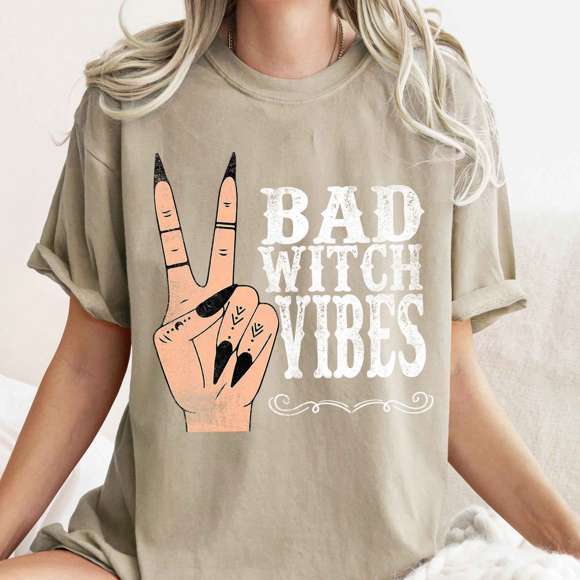 Bad Witch Vibes Comfort Colors Tshirt