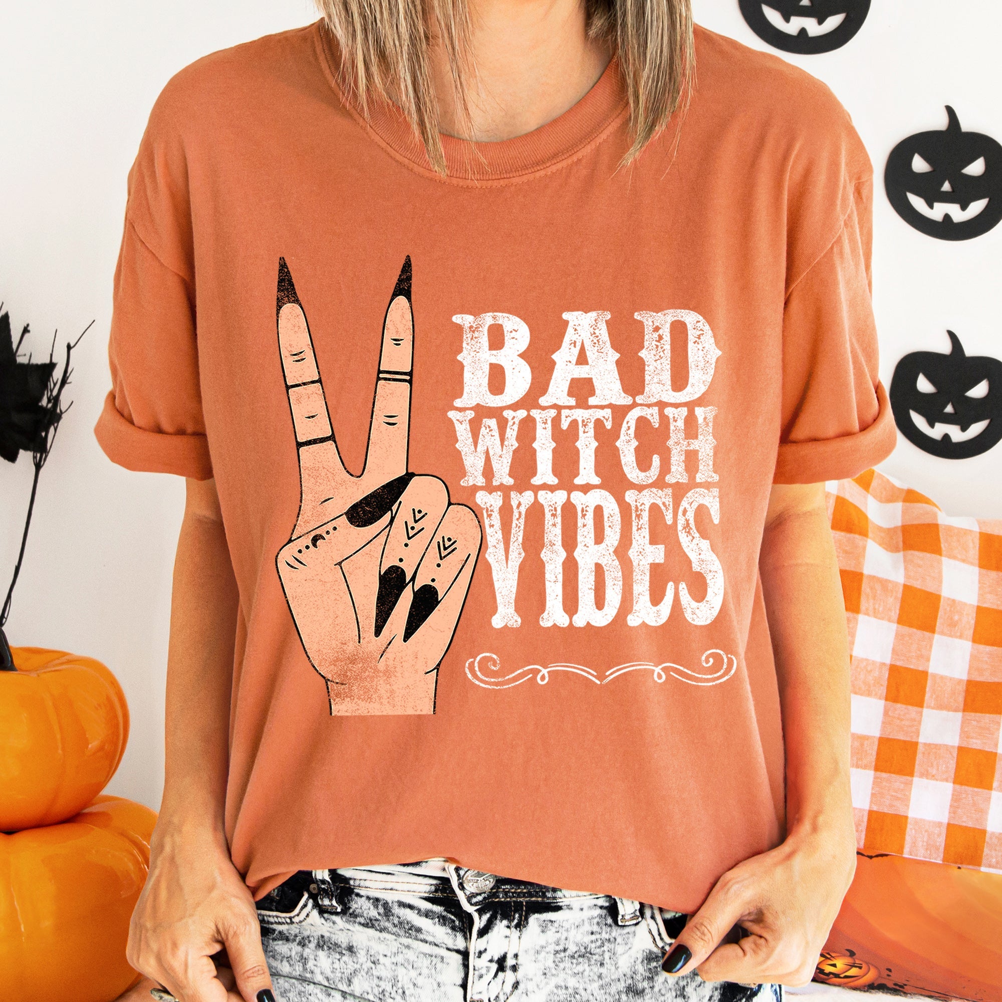 Bad Witch Vibes Comfort Colors Tshirt