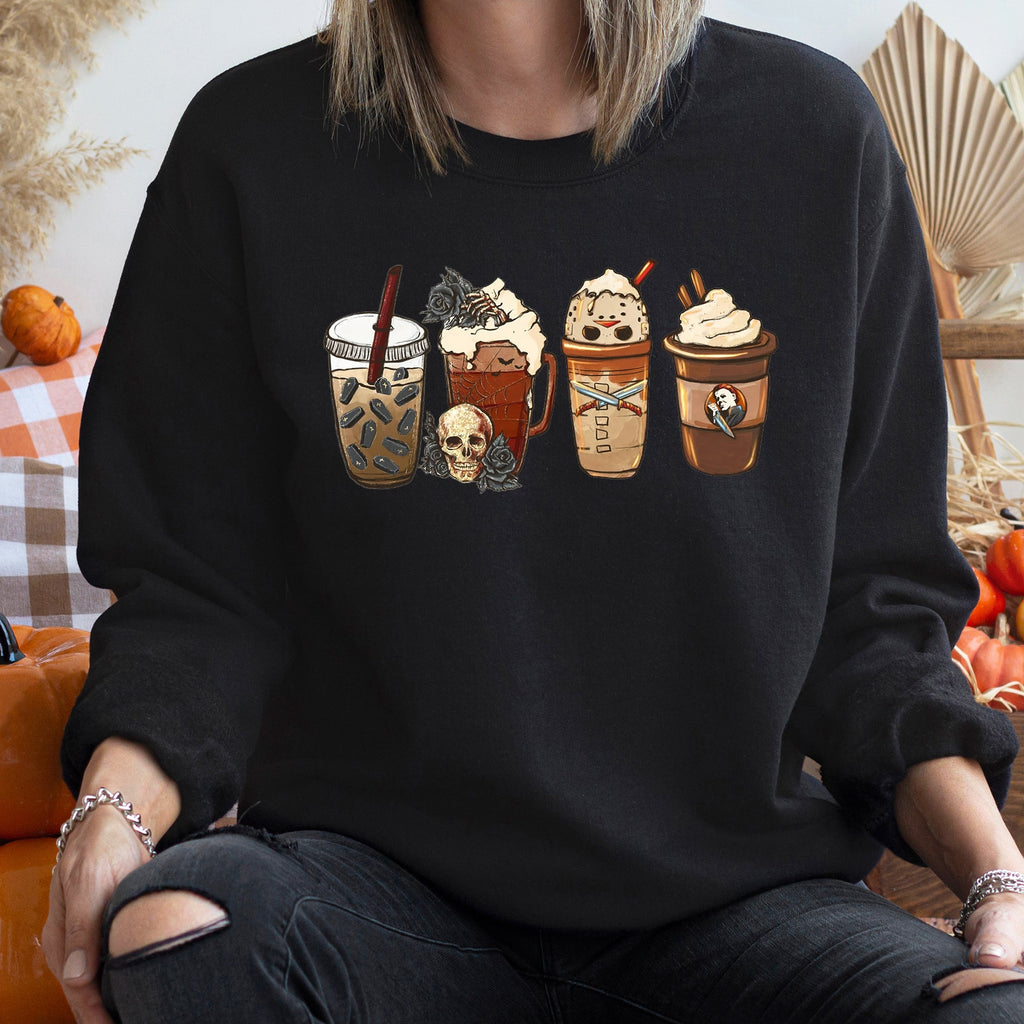 Black Rose Coffee Halloween Sweatshirt