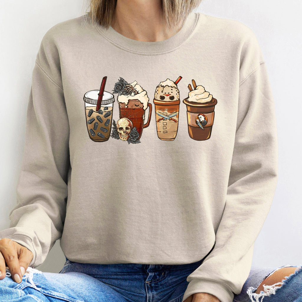 Black Rose Coffee Halloween Sweatshirt