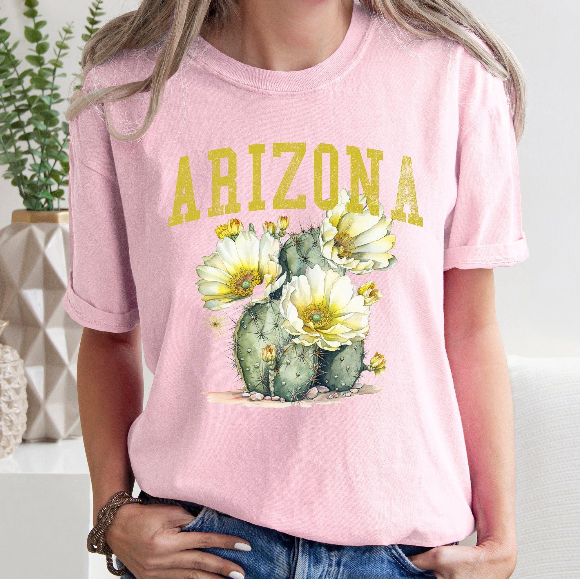Arizona State Flower Comfort Colors Tshirt
