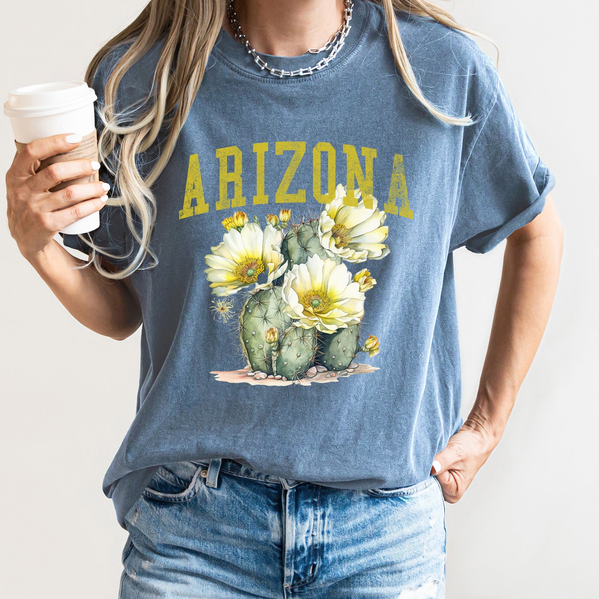 Arizona State Flower Comfort Colors Tshirt